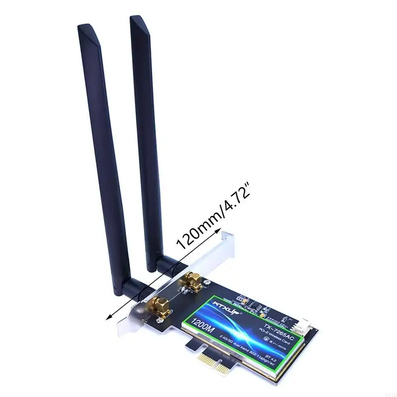N84B 2.4G 5GHZ Desktop Wireless Card BT 4.2 Bộ điều hợp mạng +Anten cho