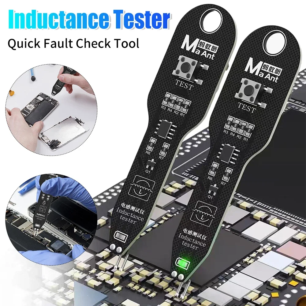 Inductance Tester High Precision Electromagnetic Induction Instrument Inductor Detector Repair Mobile Phone Motherboard