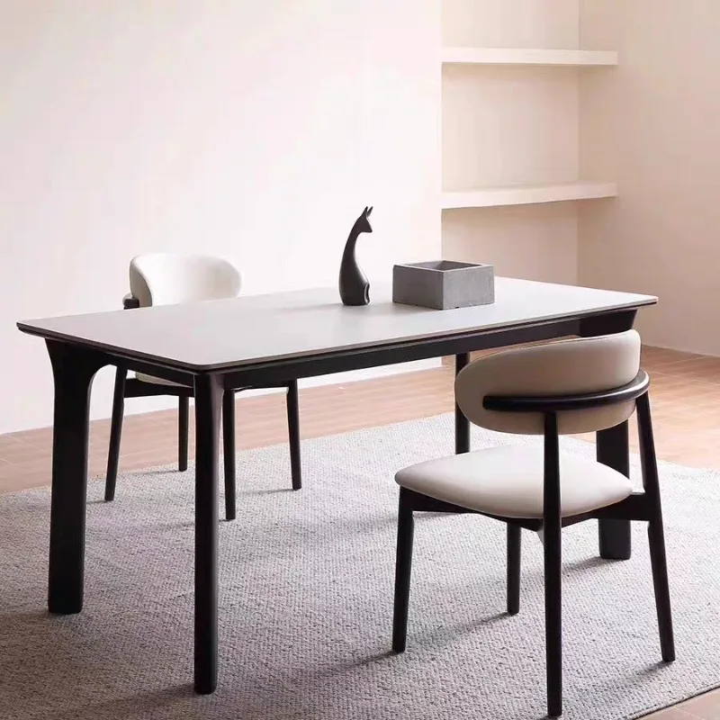 Wood Restaurant Dining Table Kitchen Nordic Modern Luxury Dining Table Designer Mid Century Mesas De Jantar Kitchen Furniture