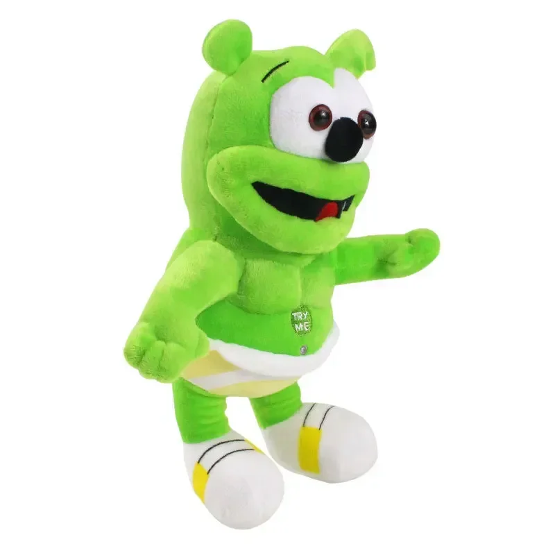 30cm Gummy Bear Voice Pet Plush Dolls Funny Lovely Bear Plushie Toys Sounding Peluche Soft Stuffed Baby Toys Best Gifts for Kids