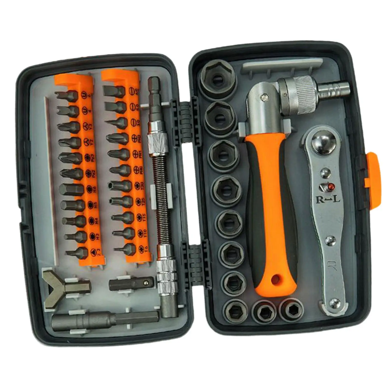 

38 in 1 Ratchet Screwdriver Set with Portable Case Anti Slip Handle Repair Tools for Electronics Maintenance Computers Furniture