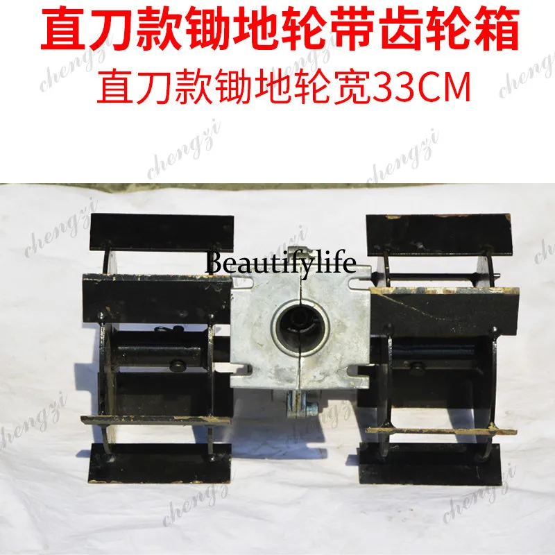 Small soil loosening micro-tiller soil loosening cutter head wheel lawn mower wheel hoeing machine