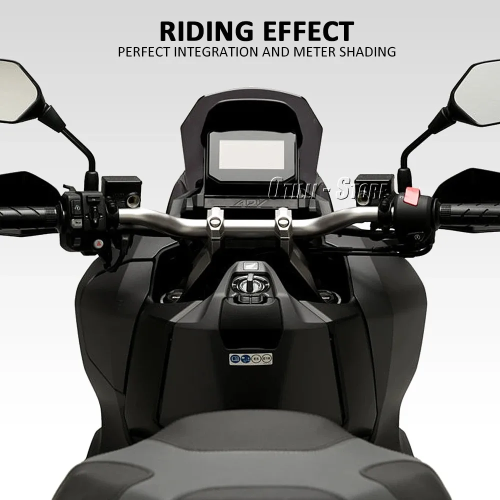 جديد 3 ألوان ملحقات الدراجات النارية الزجاج الأمامي منحرف الرياح لهوندا ADV350 ADV 350 Adv350 2022 2023 2024 2025