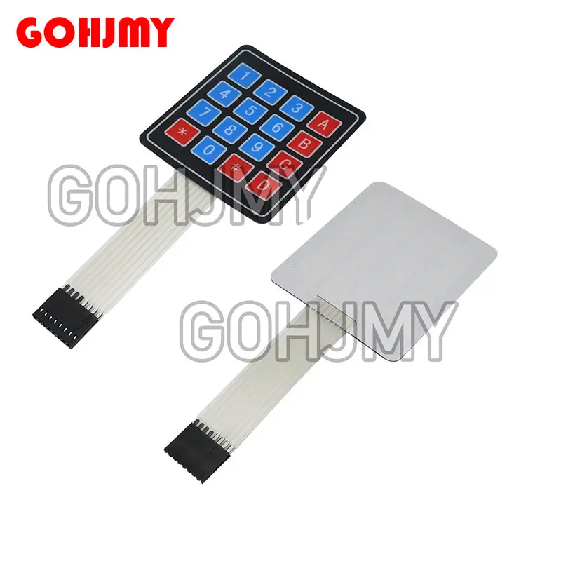 

100PCS Free Shipping 100PCS/LOT 4*4 4x4 Matrix Array Keyboard 16 Key Membrane Switch Keypad For DIY Starter Kit