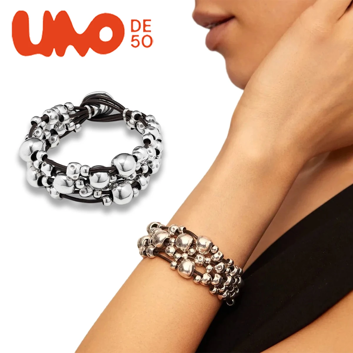 

UNODE50 Bracelet Light luxury fashion high-end temperament versatile couple bracelet personality