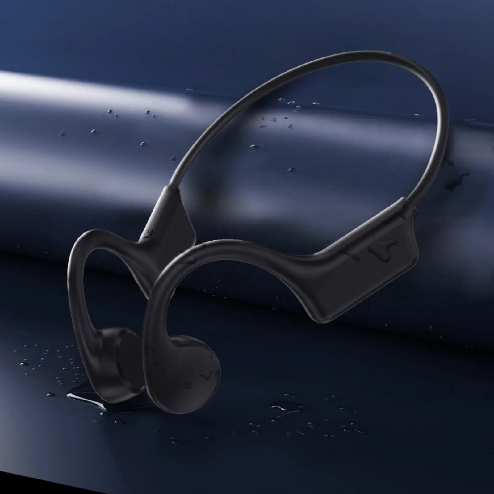 Wireless Bone Conduction Headset Built-in Mic Bone Conduction Headphones Unobstructed Ear Sport Headphones Situational Awareness view 2