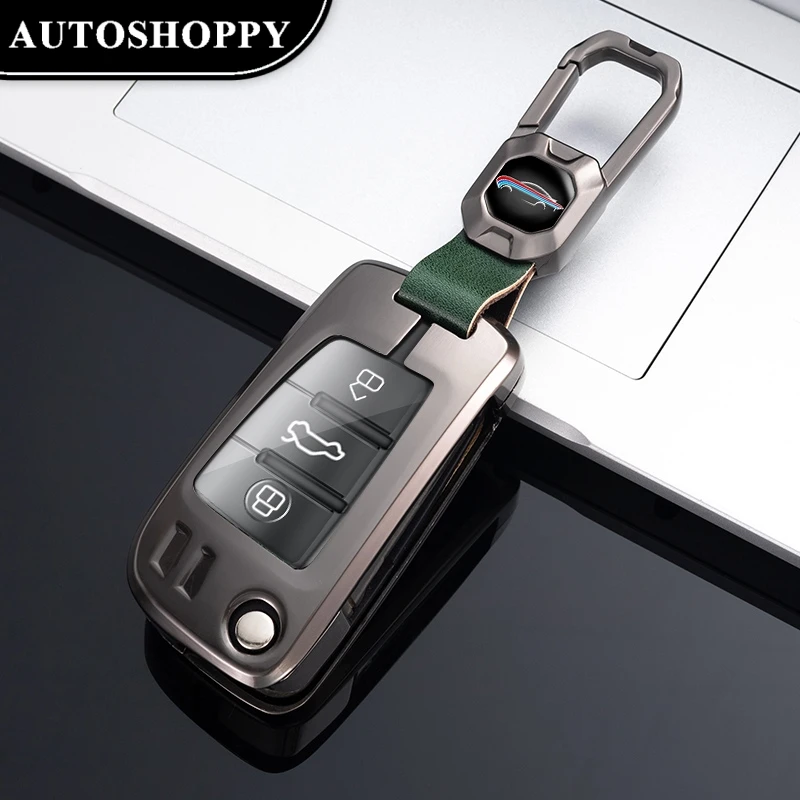 

New Metal Zinc TPU Car Key Case For Chery ARRIZO7 E3 E5 A3 A5 Tiggo 2 3 5 3X Fulwin2 Eastar 3 Buttons Protect Cover Accessories