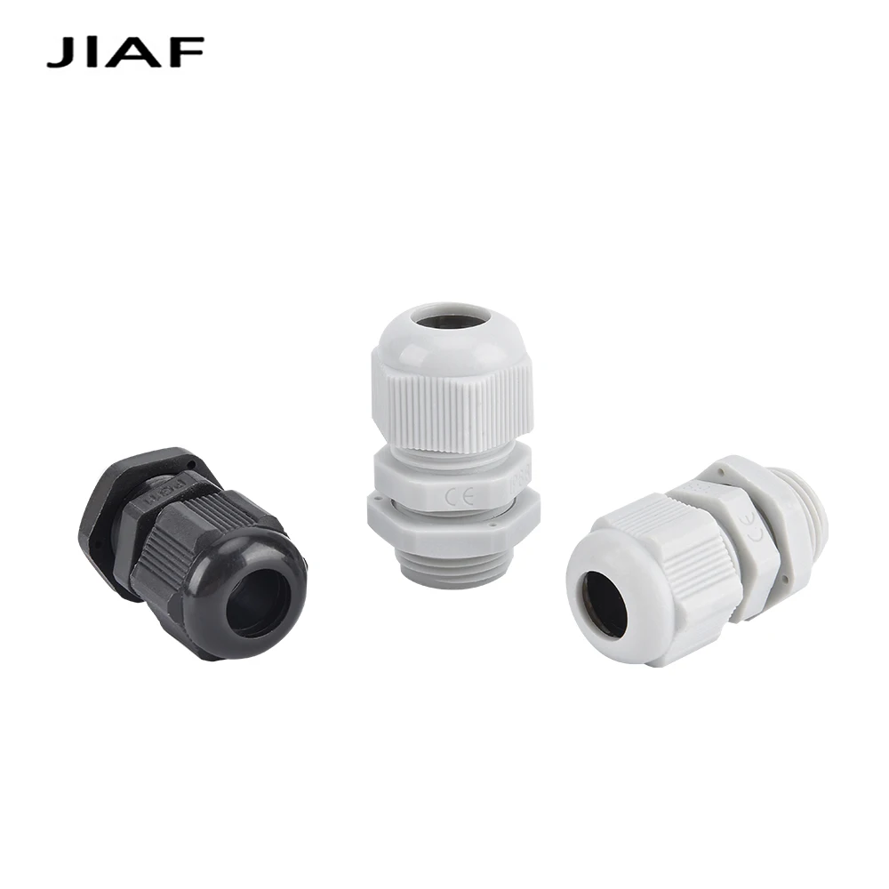 10PCS M8‑M20 Lengthen Cable Gland IP68 Nylon Waterproof Joint Plastic Seal Locking Connector For Waterproof Box Cable Outlet