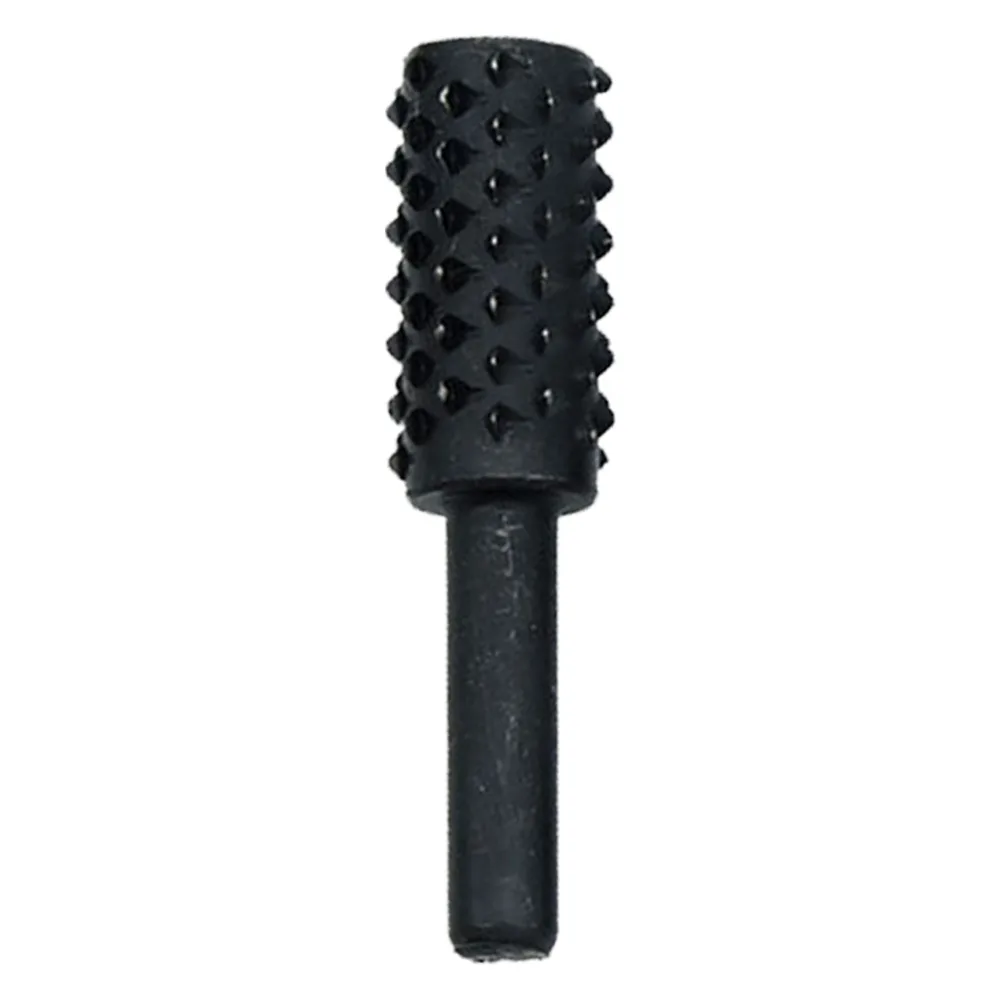 5pcs Black Finish Rotary Cutter Files Set Incisive Edge Assorted Shapes Rotary Drill Bits Set Wood Carving File Bits Woodworking