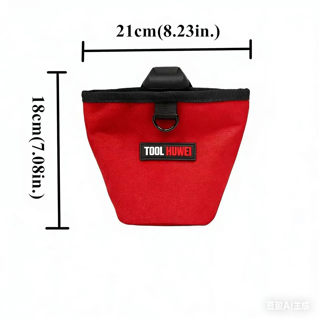 TOOLHUWEI Nagel-Tasche 1200D Oxford Wasserdicht Langlebig Multifunktionales Werkzeugset für Schrauben Nägel – Detail 3
