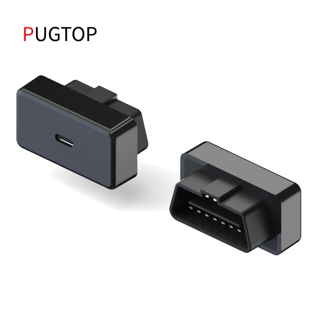 Car OBD type-c Fast Charger for Tesla Model 3 Y X S Mobile Phone Charging Adapter OBD2 Splitter Type-C Port Plug Head