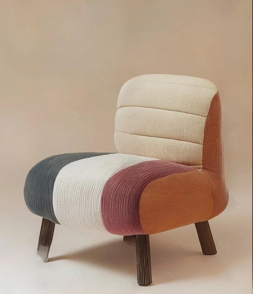 

ZQ Customizable Furniture Nordic Designer Simple Modern Creative Solid Wood Single Chair Living Room Balcony People