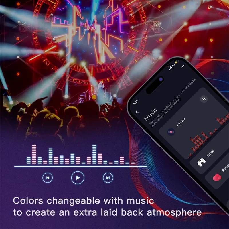 ABMF-лампы с регулируемой яркостью для Alexa/Google голосовое управление Tuya WIFI умные лампы для GU10 Life APP Control Light в комплекте