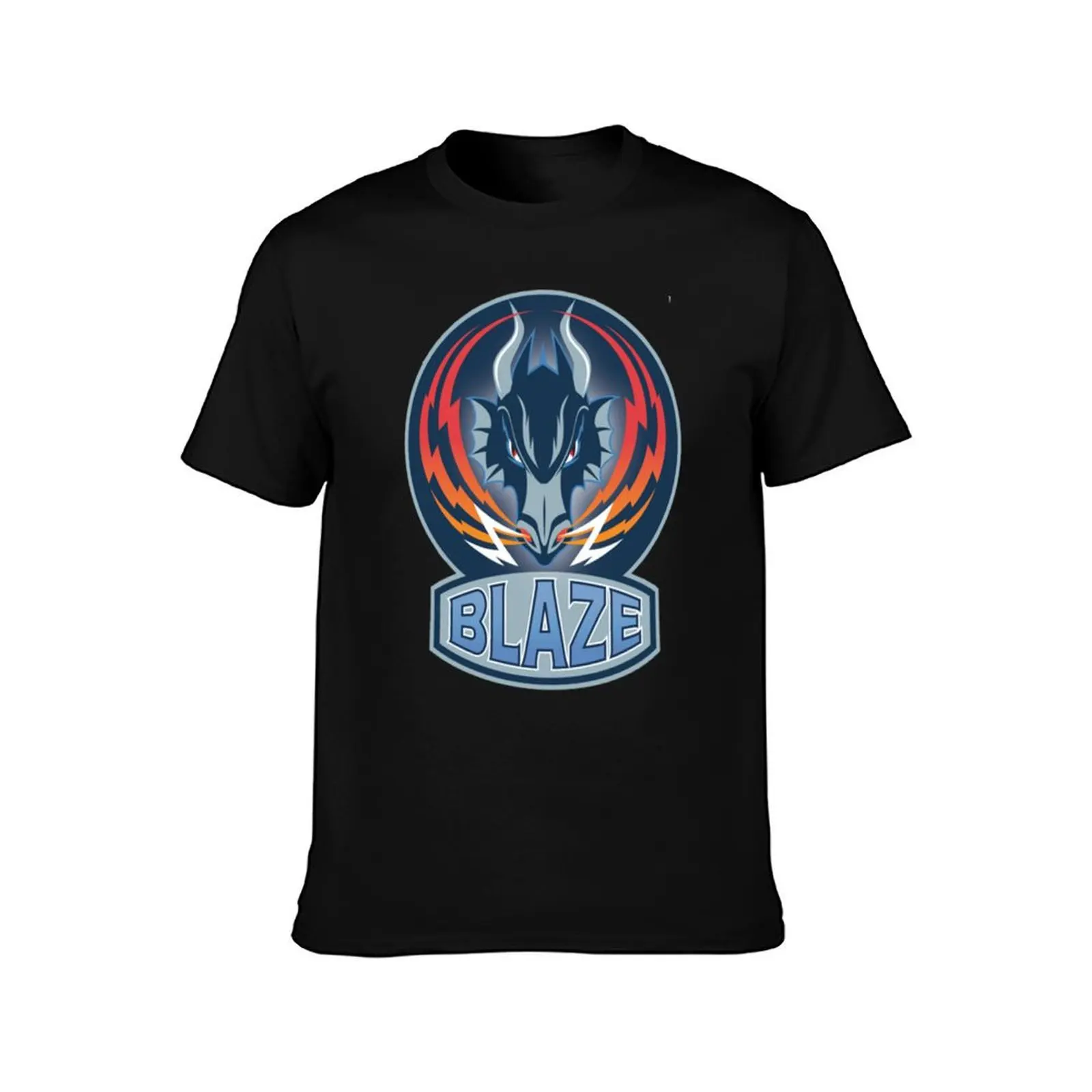 Blaze T-Shirt Casual Loose Short Sleeve Tee for Men T-Shirt