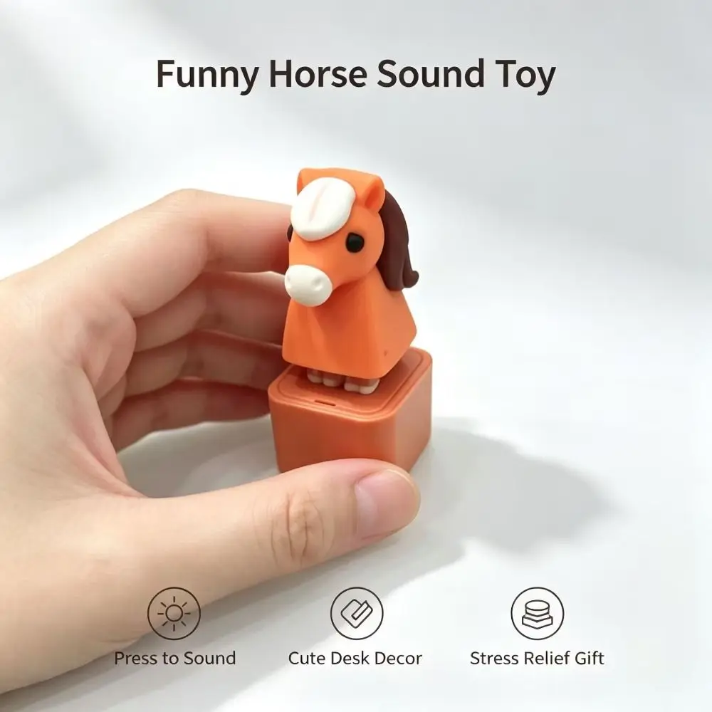 Rechargeable Fidget Button Key Chain Sounding Glowing Animal Keycap Portable Cute-Animal Sound Light Key Ring Student Gift