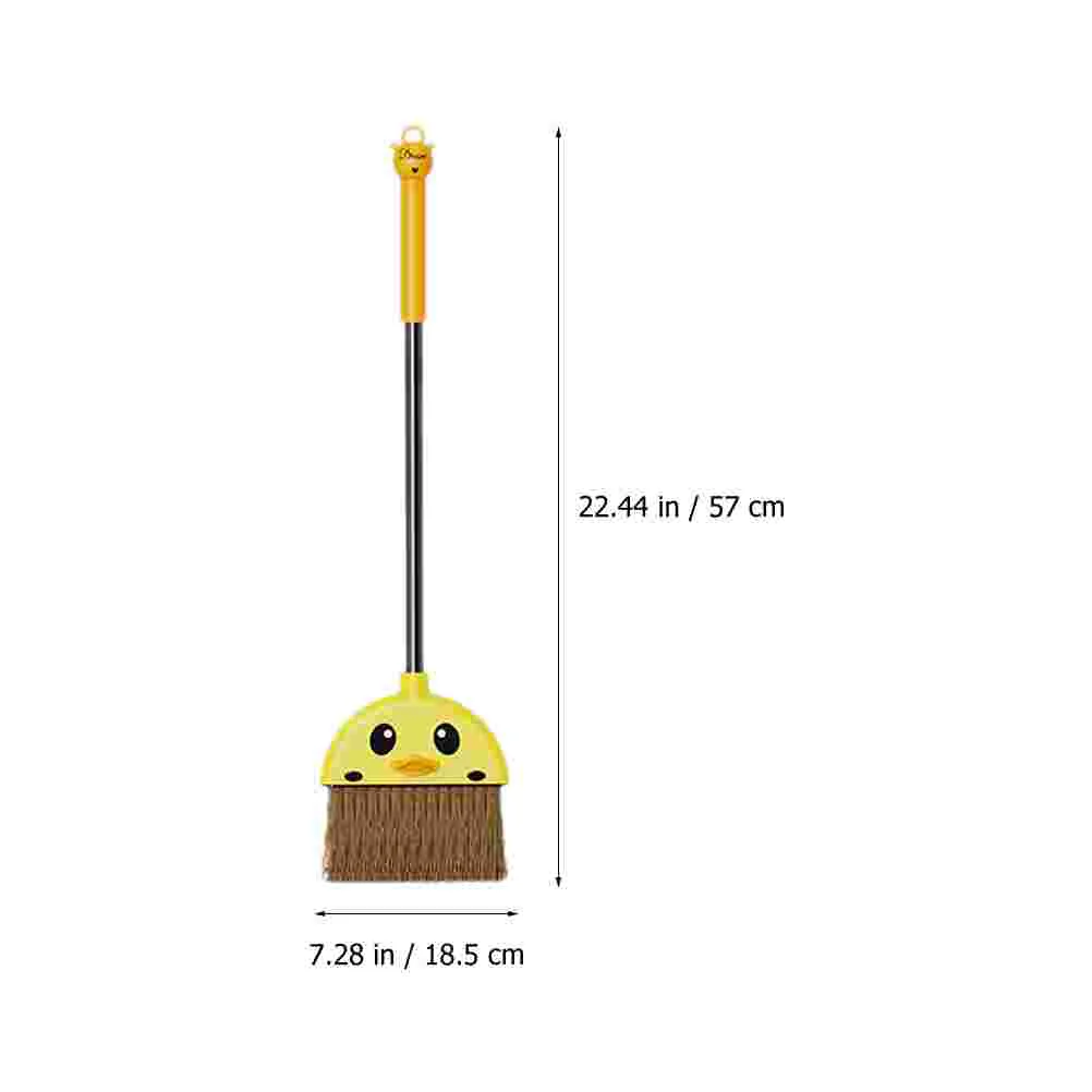 Little Yellow Duck Broom Plastic Small Toddler Toys Children's Pp Kids Cleaning Supplies Household Supply