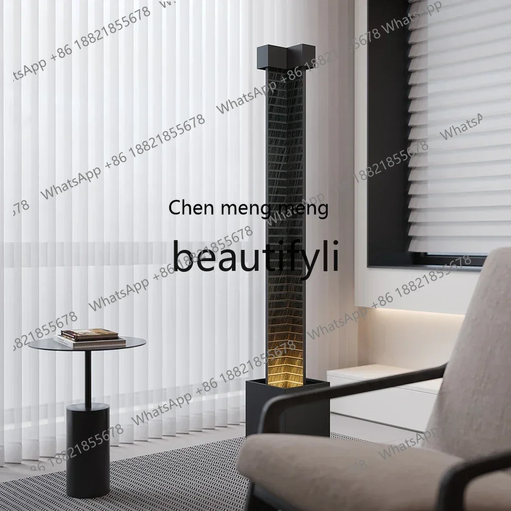 N178   G Modern light luxury flowing water ornament circulating water living room lucky water feature entrance office landing