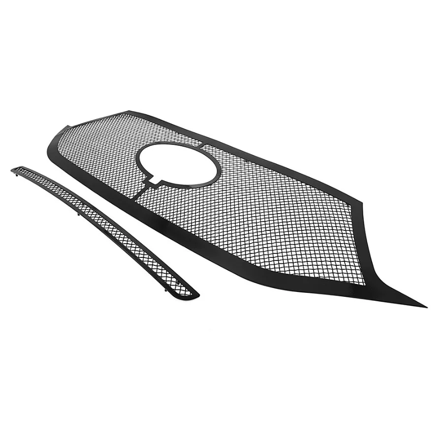 

Fits 2020-2024 Explorer Limited/XLT Main Stainless Black Mesh Grille Insert