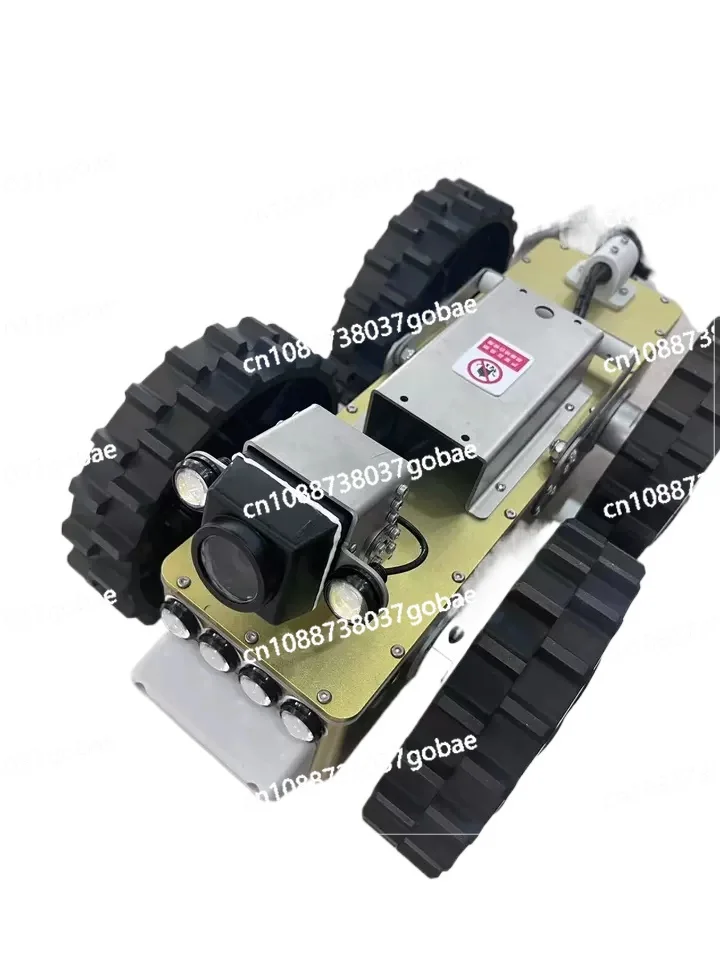 Intelligent remote control trolley, pipeline inspection robot, measuring distance 100-200 meters with tablet computer