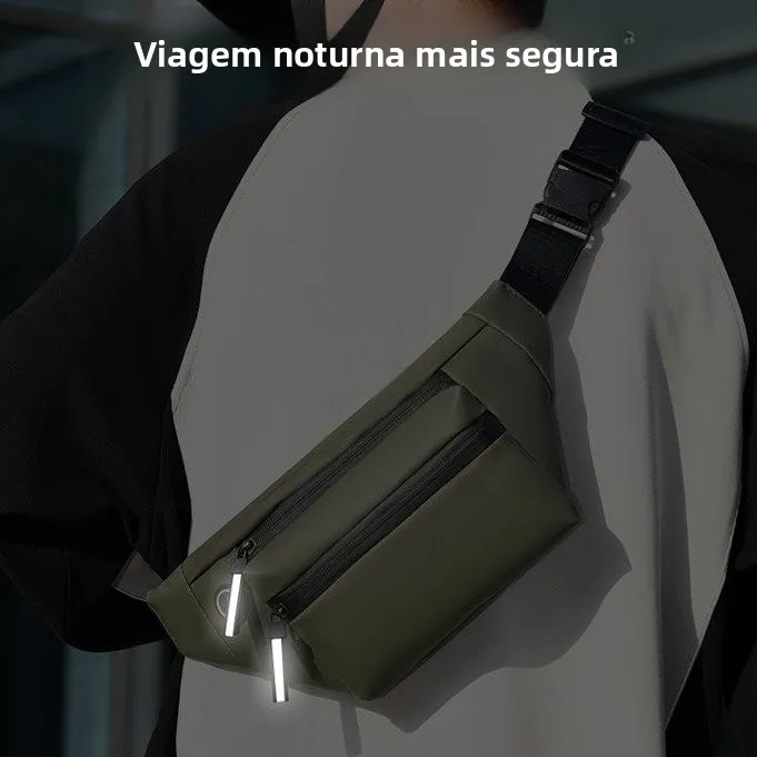 Nova Bolsa de Cintura Multi-camadas Ox