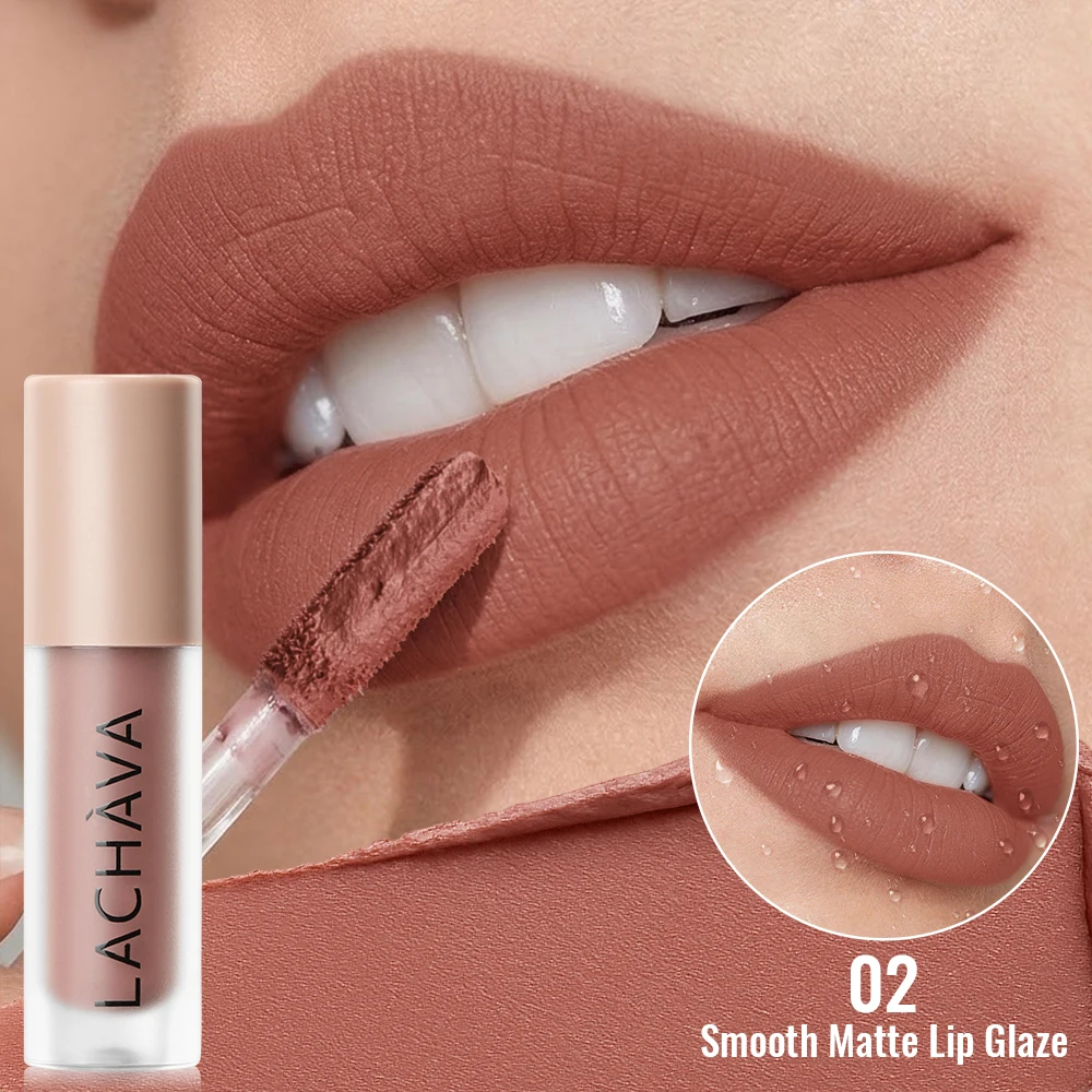 Matte Velvet Lip Tint Long Lasting - Matte Lip Glaze Waterproof Langdurige Nude