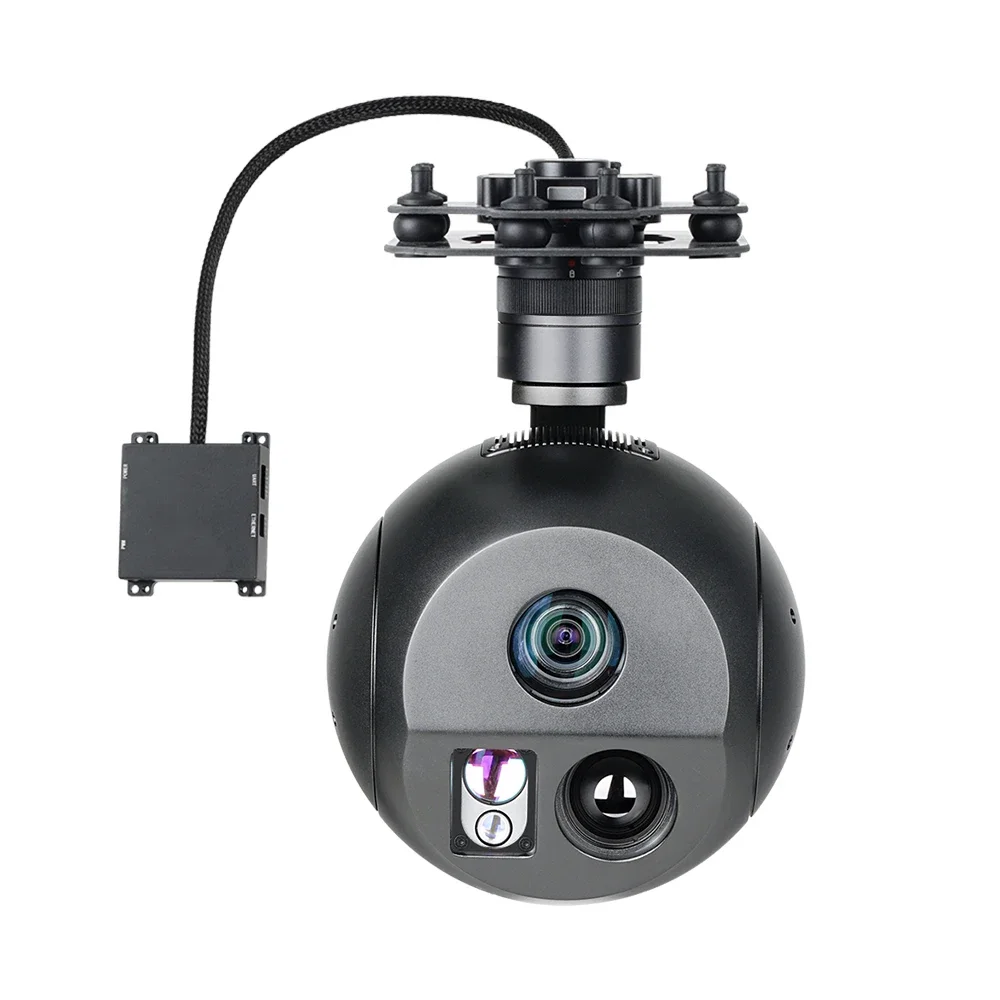 Q20KTIRPro Sports Gimbal Camera with 20x Optical Zoom 4KEO+1280*1024 IR Dual-Sensor Object Tracking