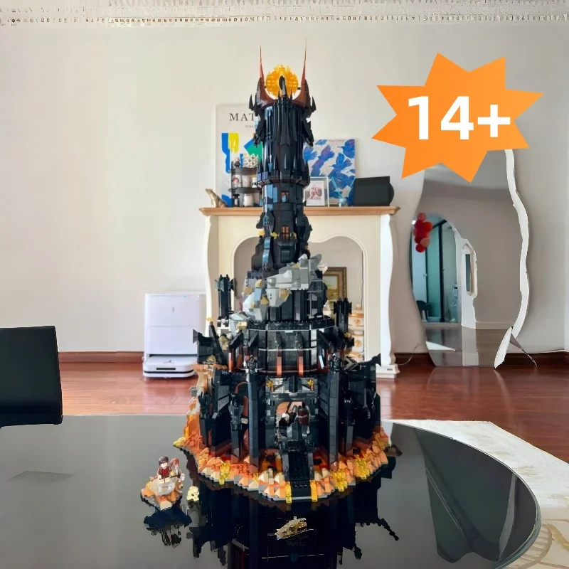 5471 Stuks Woondecoratie 10333 Zwarte Toren Donkere Desktop ornament Model Speelgoed voor Jongens Volwassen Verjaardagscadeautjes 2026