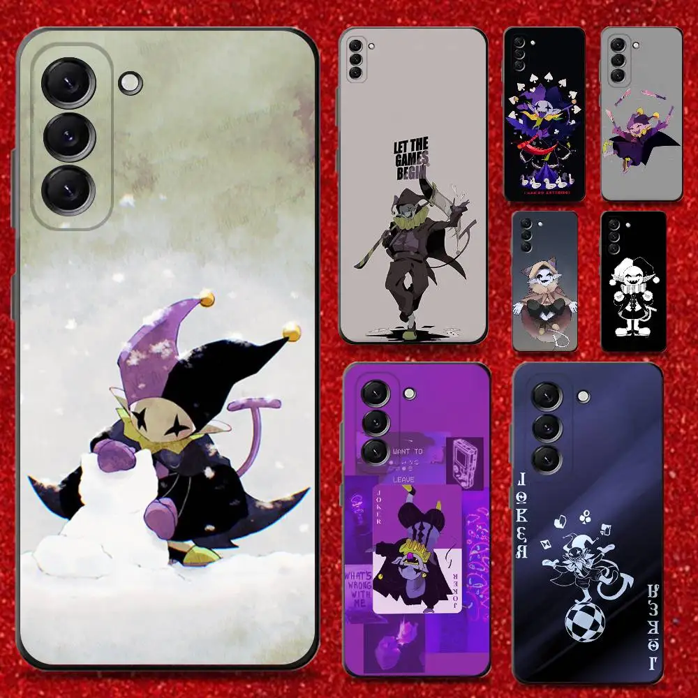 

Jevil Deltarune Game Phone Case For Samsung Galaxy A13,A21s,A22,A31,A32,A52,A53,A71,A80,Soft Black Shell