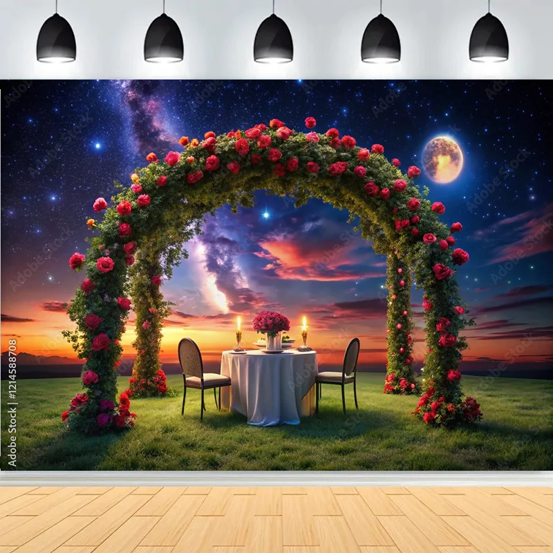 Fairy Tale Mystic Medieval Castle Photography Backdrops Props Landscape Witch Magical Book Fantassy World Forest Background MA10