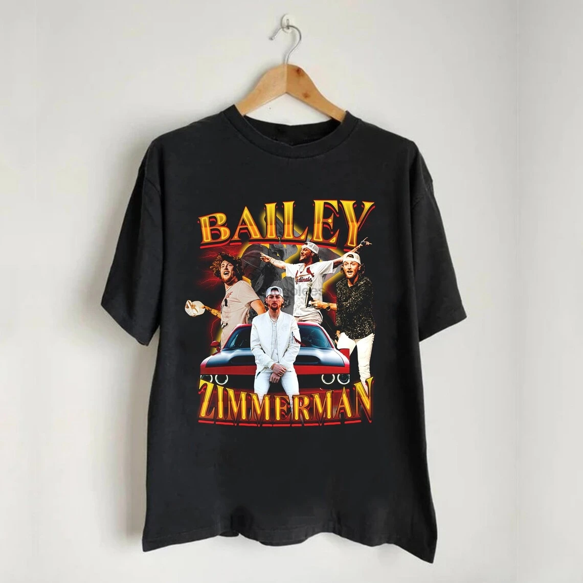 Vintage Bailey Zimmerman Shirt Bailey Zimmerman Bootleg Shirt Bailey Zimmerman Y2k Clothing Bailey Zimmerman Graphic Tee For Fan