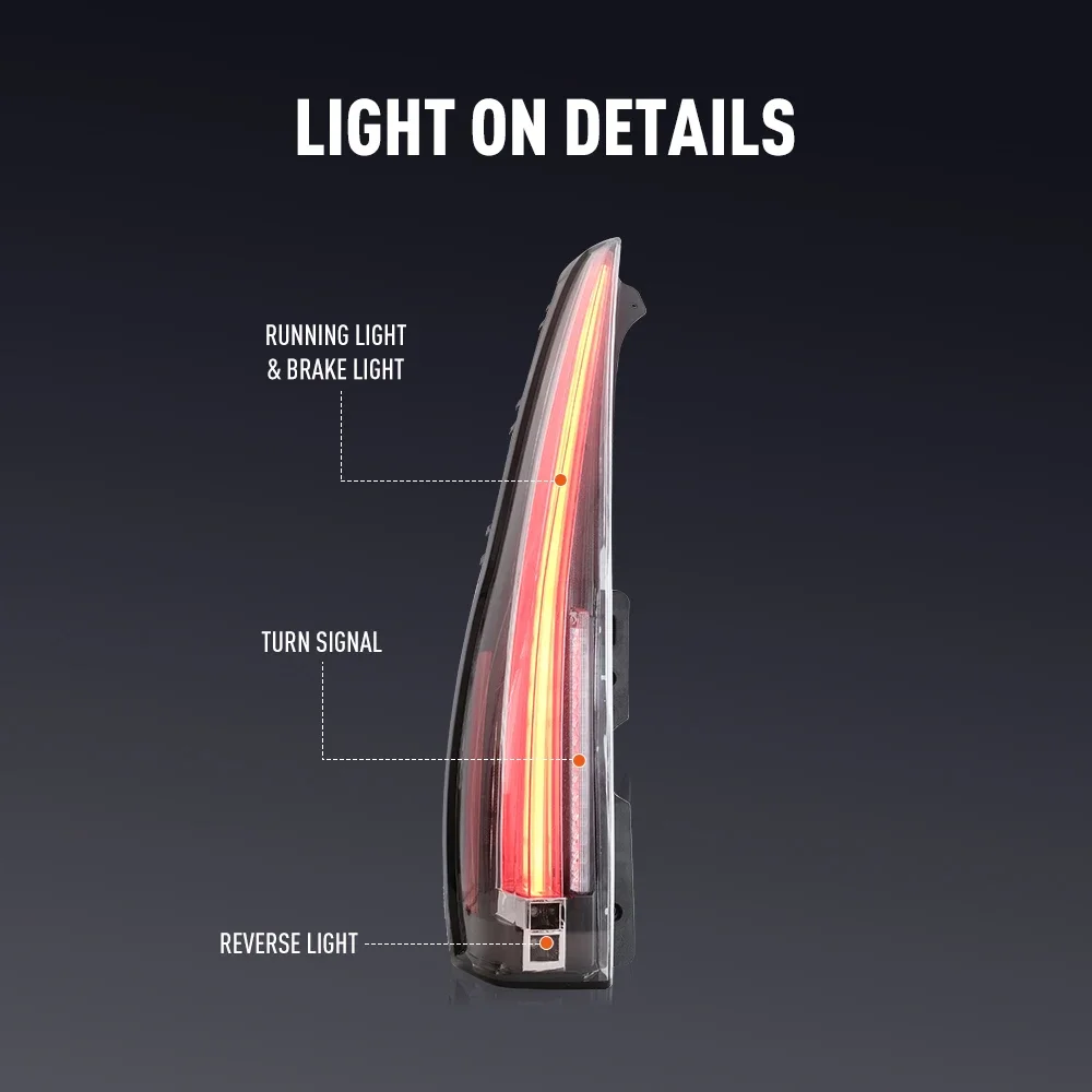 Paar Led-achterlichten Voor CHEVROLET TAHOE SUBURBAN GMC Yukon 07-14 Reverse Brake Knipperlichten Auto achterlicht Montage