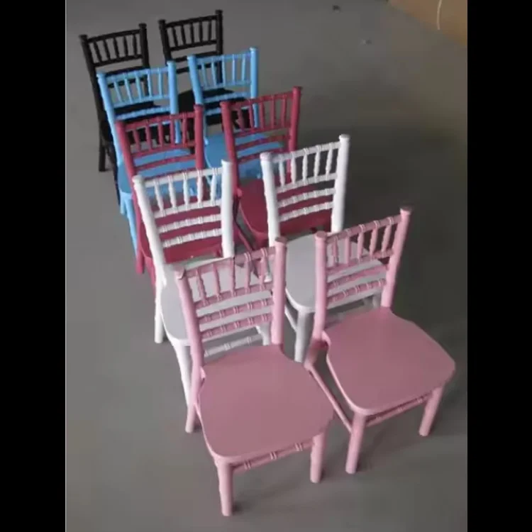 Popular Colourful Metal Frame Kids Chiavari Chair