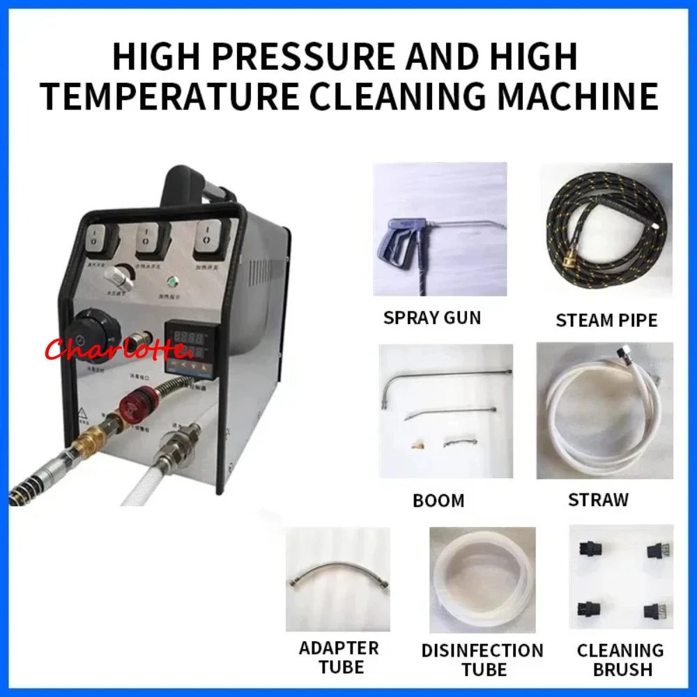 3800W High Pressure High Temperature Advanced Steam Cleaner Home Appliances Pipe Cleaner Air Conditioner Refrigerator