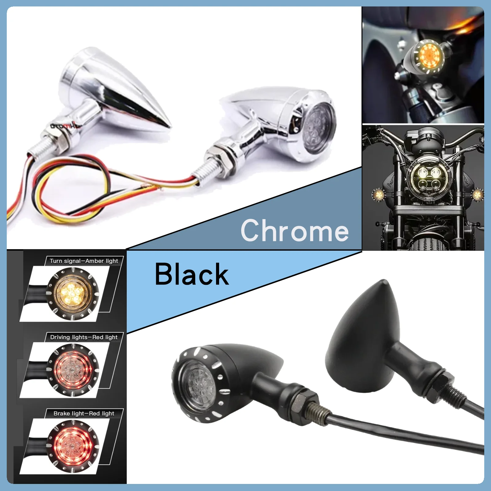 12V 10Mm Black Chro… - image