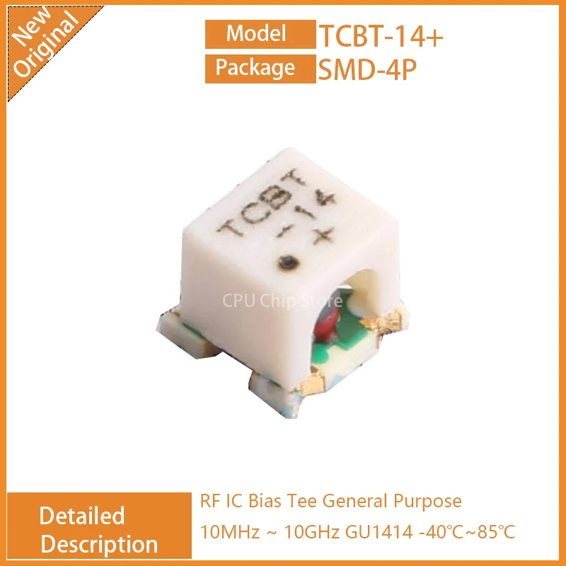 

1~10PCS New Original TCBT-14+ TCBT-14 RF IC Bias Tee General Purpose 10MHz ~ 10GHz GU1414