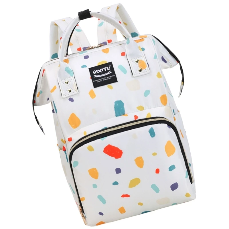 Mochila maternidad tela Oxford, bolsa almacenamiento viaje, estuche para pañales con almacenamiento espacioso para y