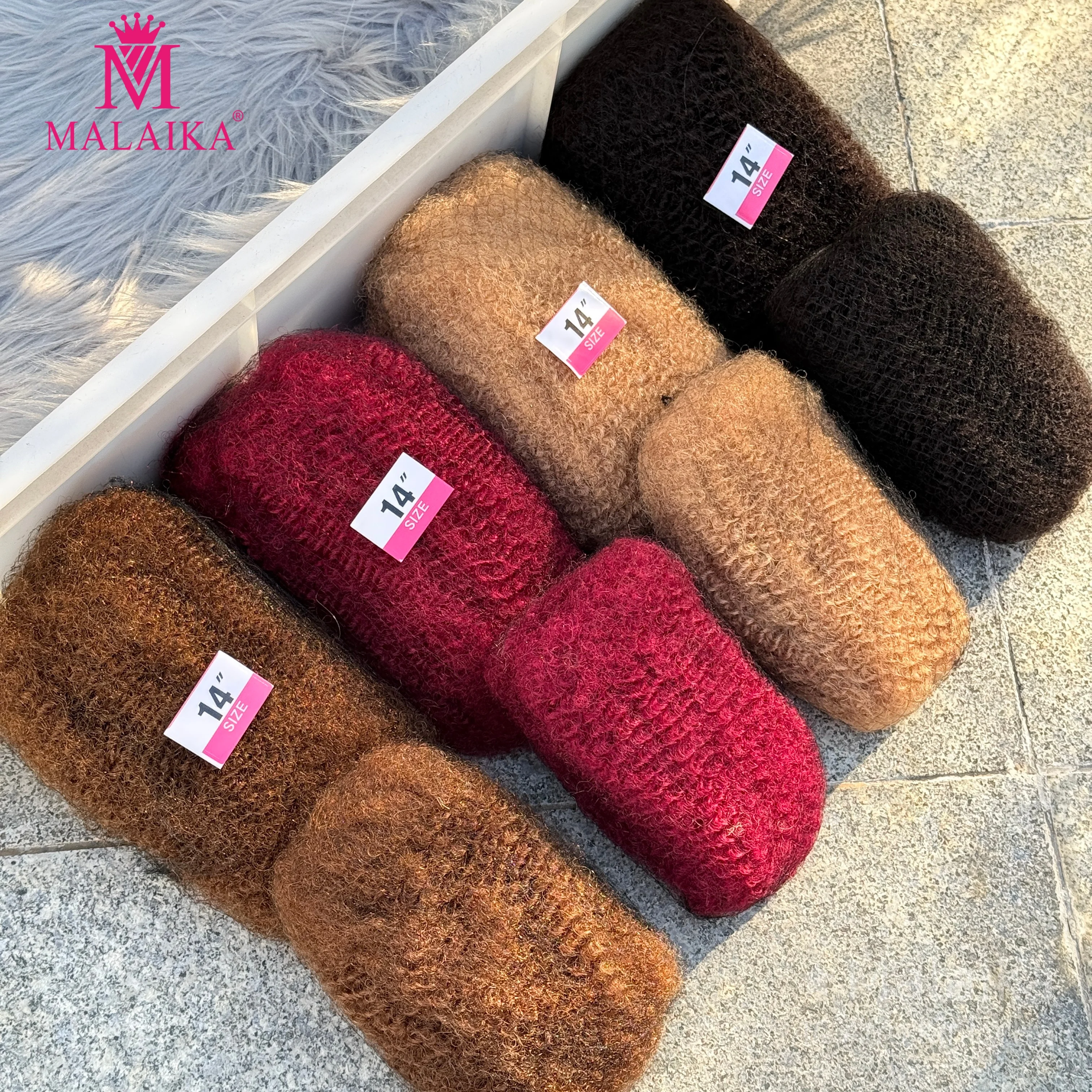 شعر بشري أفرو غريب ملون 4C 50 جرام/حزم بدون لحمة شعر ريمي تجديل لملحقات المجدل شعر تجديل تويست #1