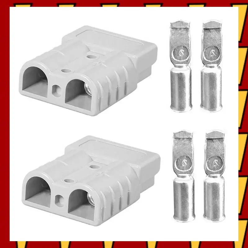 

ABNP 60Pcs For Anderson Style Plug Connectors DC Power Tool 50A 12-24V 6AWG Double Pole With Copper Contact Power Connectors