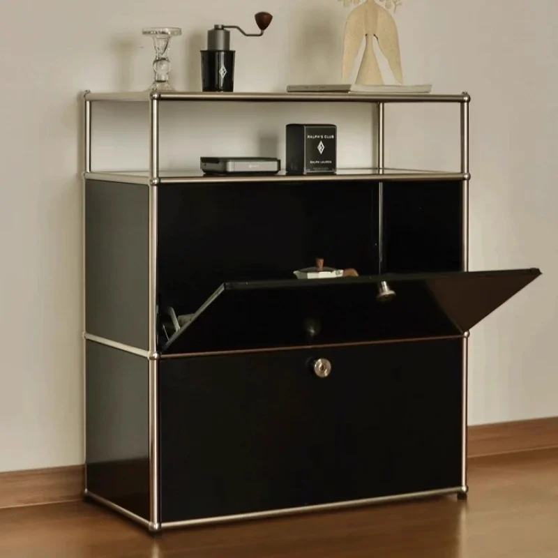 *-*living Room Cabinets Tv Stand Bedroom Home Furniture Showcase Modern Minimalist Module Stainless Steel Storage Locker Dresser