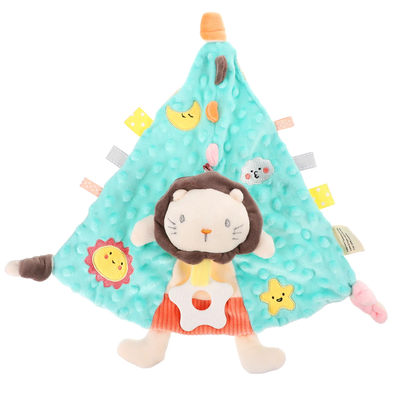 

1Pcs Lion Triangle Baby Appeasing Saliva Towel Newborn Comfort Soothing Cloth Soft Skin Friendly Infant Chewing Blanket