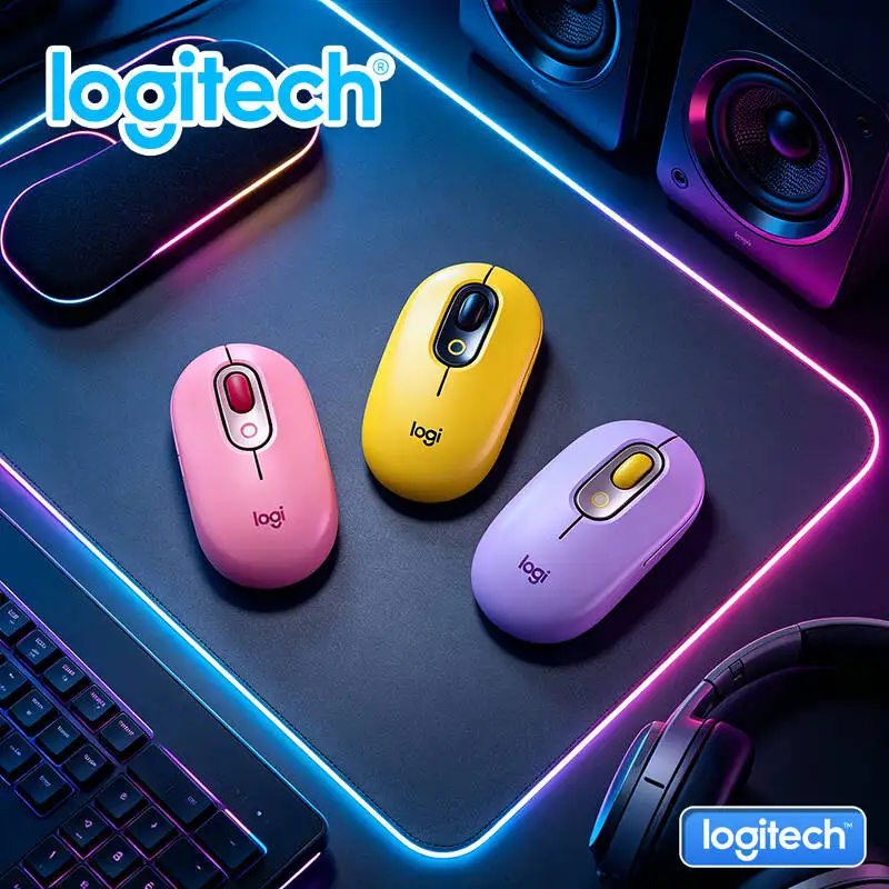 m350pop Logitech M350POP/M350 Logitech M350 POP Wireless Bluetooth Mouse Ergonomic Grip for Administrative Staff