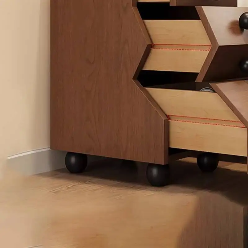 منضدة جمالية بسيطة للتخزين منضدة عصرية لمنتصف القرن منضدة إيطالية ريفية ميسا دي نوش أثاث غرف النوم #4