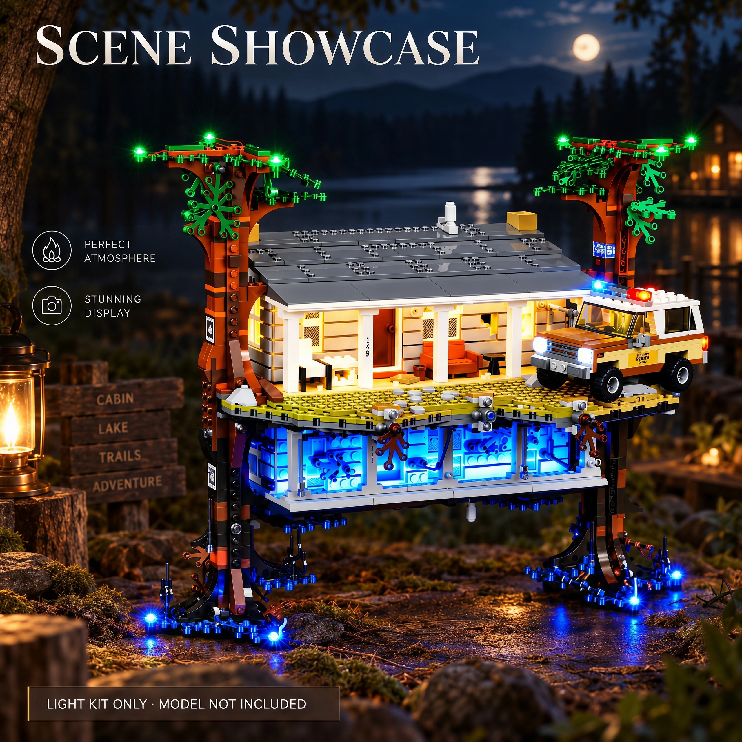 HPROSPER 5V LED Light (No Model) For LEGO 75810 Stranger Things The Upside Down Decorative lights With battery box