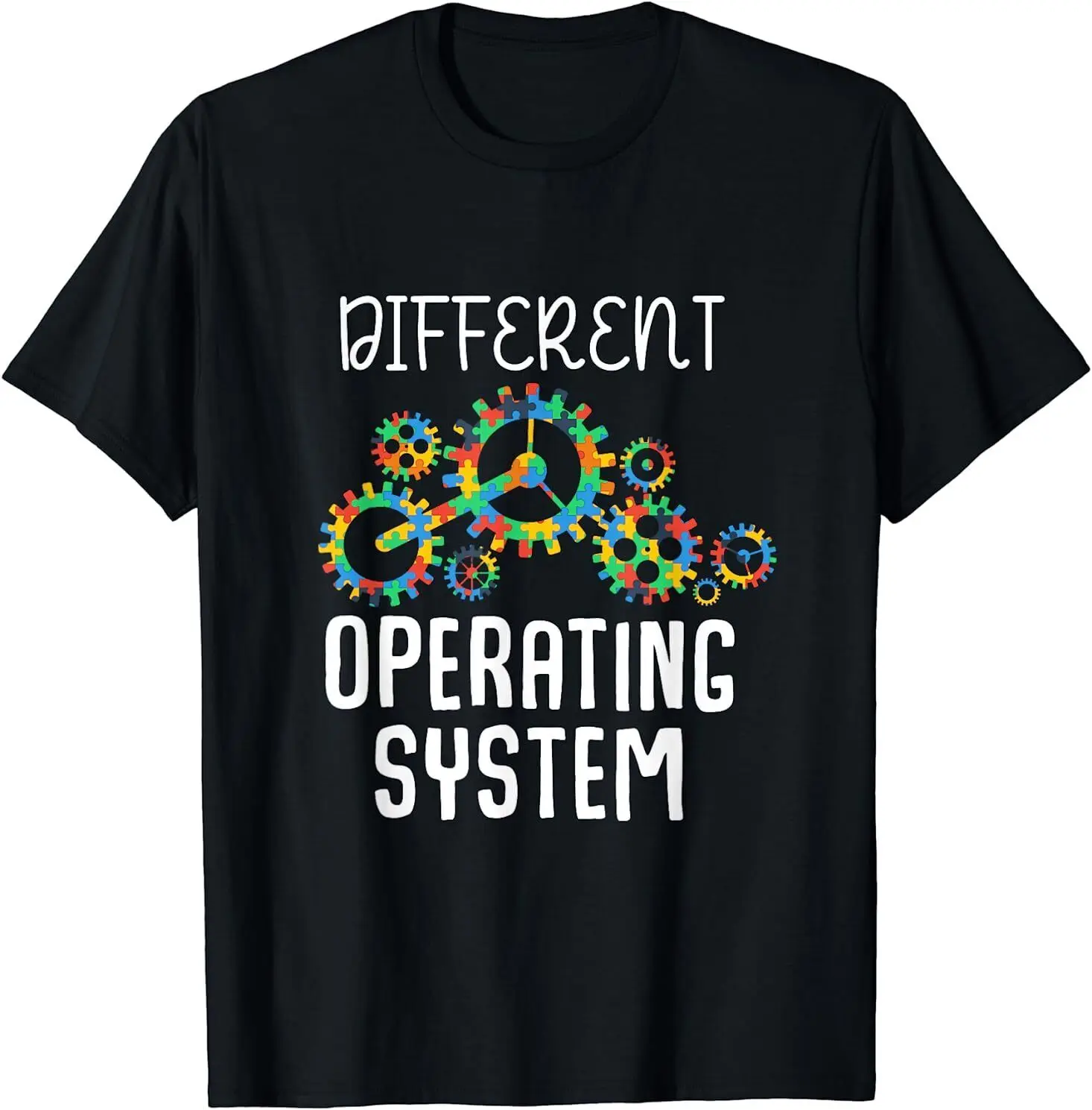 NEW LIMITED Different Operating System Autism Awareness Best T-Shirt S-3XL