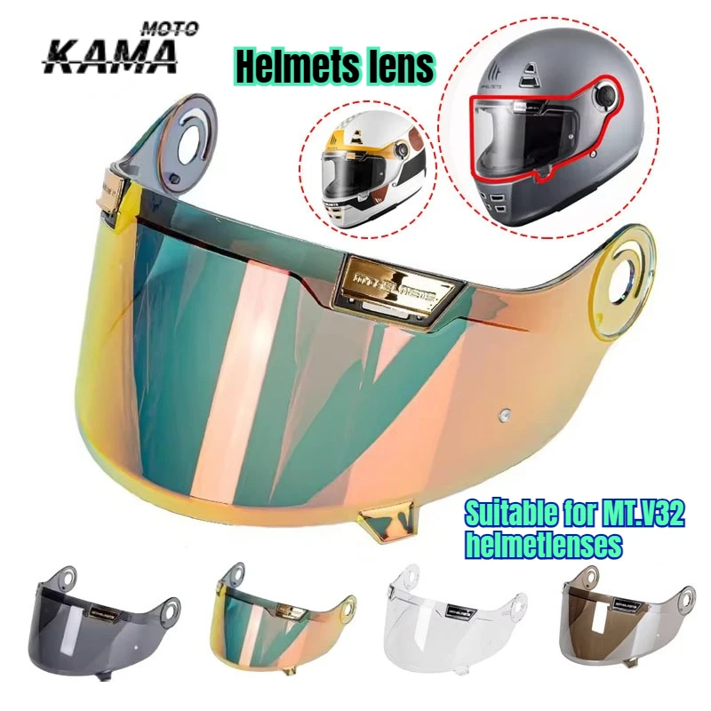 

Helmet Accessories FOR MT Galama Helmet Visor Spain for MT JARAMA Helmet Original Lenses MT-V-32 Lenses