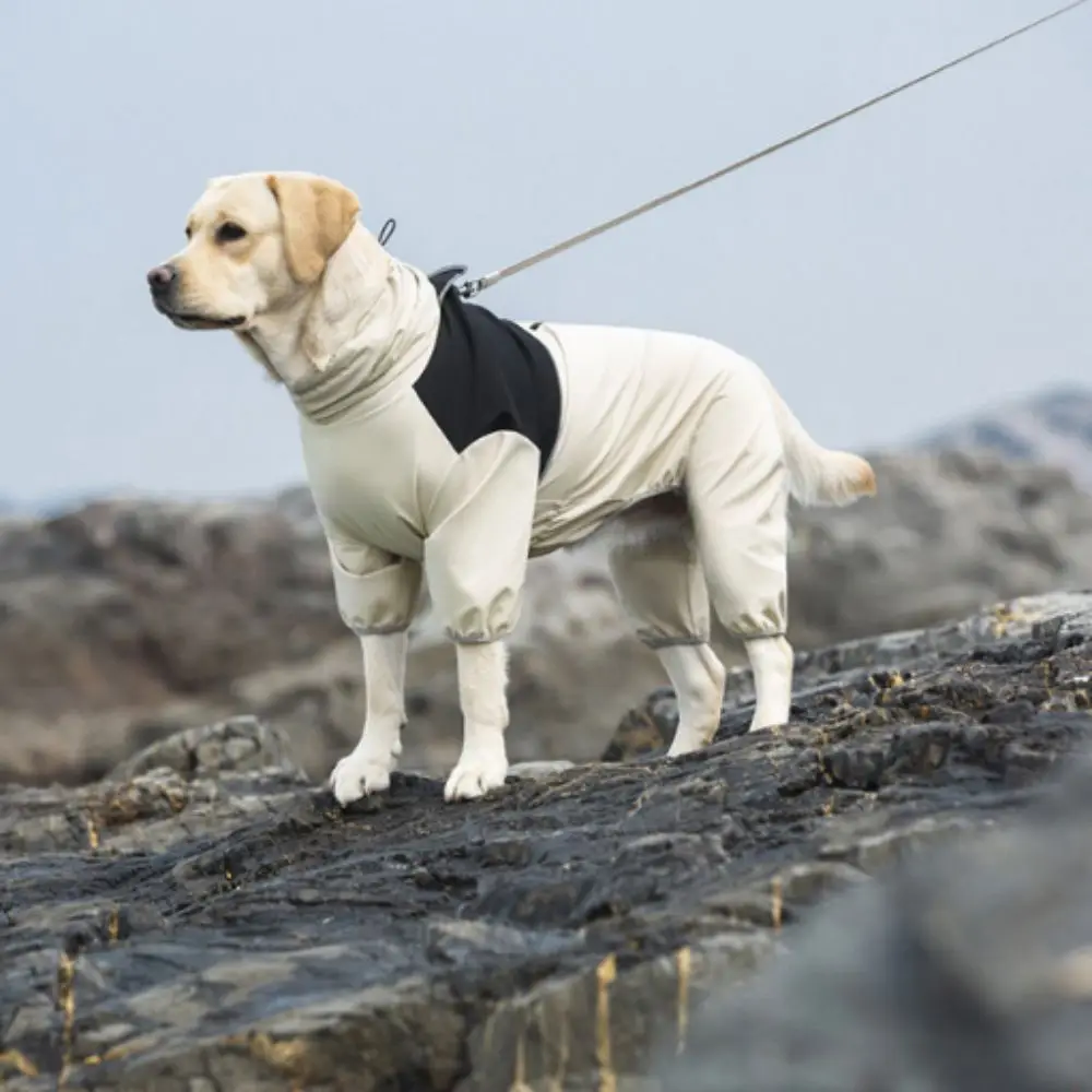 

Dog Rain Overalls Reflective Dog Raincoat Adjustable Breathable Waterproof Dog Clothes Waterproof Dog Rain Jacket Rainy Weather