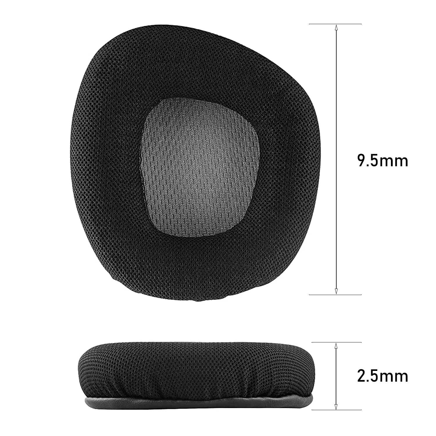 كوتو استبدال وسادات الأذن ل قرصان باطل برو RGB النخبة RGB سماعة الألعاب بطانة للأذن وسادة الأذن عالية الجودة الأذن غطاء مراتب مضاد للماء عالي الجودة