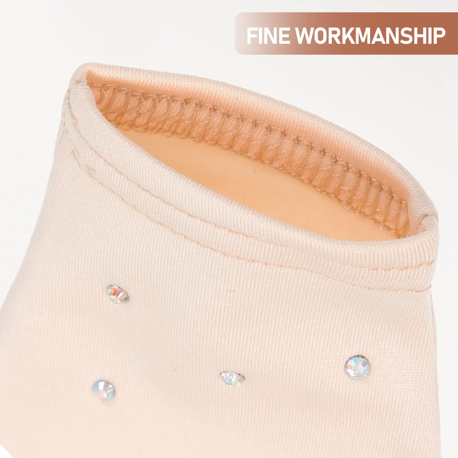 

Пара перчаток с пайетками для выступлений по фигурному катанию, дышащие декоративные перчатки для вечеринок, аксессуары для танцев и выступлений на льду