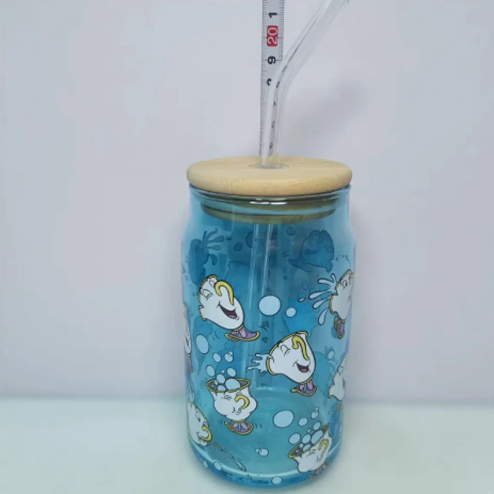 Disney Piękna i Bestia Kubek Figurka akcji Zabawki Pani Potts Chipsy Kubek do picia Kawy Wystrój domu Model Prezenty dla dzieci