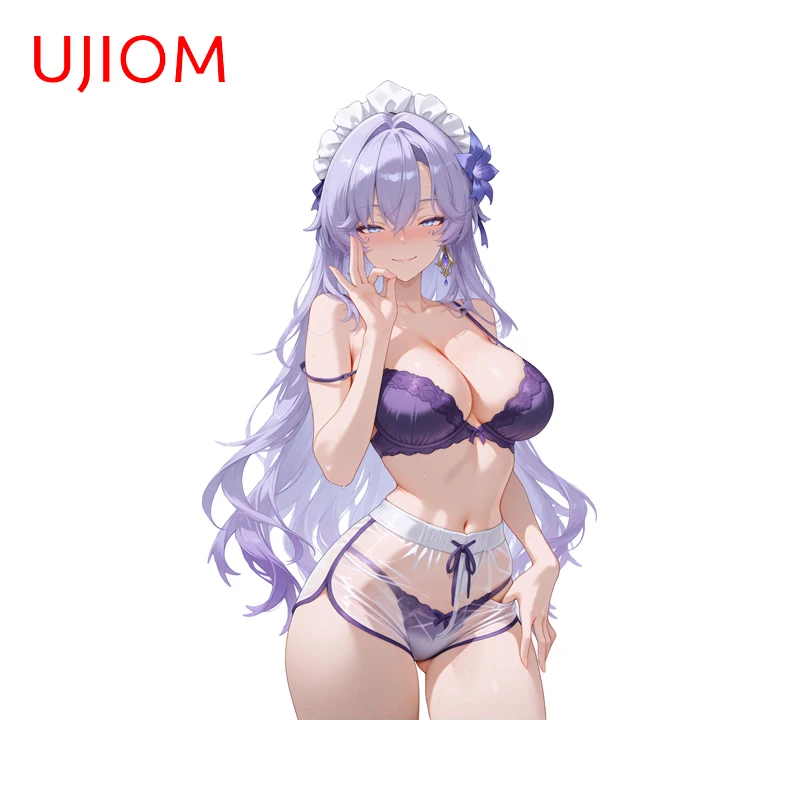 UJIOM Wuthering Waves Loose Wall Stickers Sexy Chraming Bikini Girl Graphics Decals Cool Scratch Proof Bedroom Wallpaper